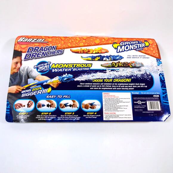 Banzai Dragon Drencher Water Toy Brand New Sealed Pool Backyard Summer Fun - Picture 2 of 2